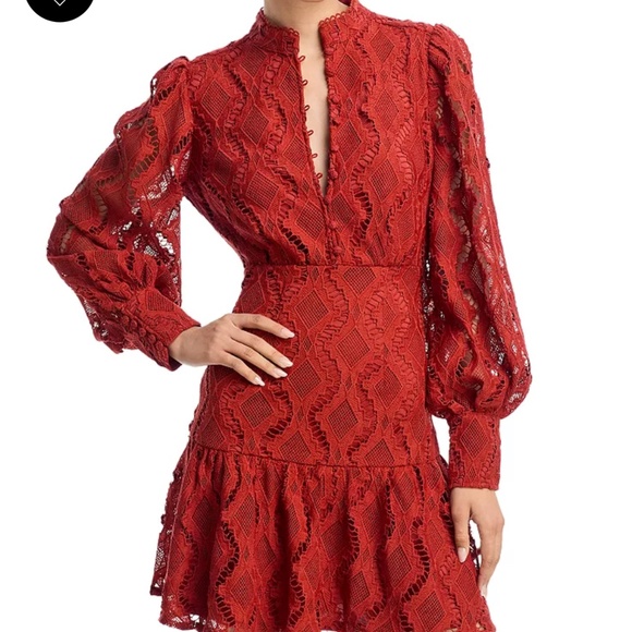 Aqua Dresses & Skirts - Aqua - Wavy Lace Dress - Exclusive 70's Collection - Sz M - NWT